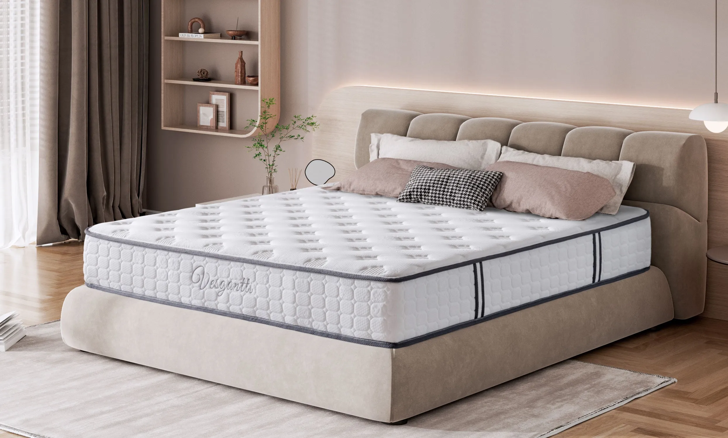 Vesgantti Nova Dream Hybrid Mattress 9.8 Inch Tight Top Mattress Series