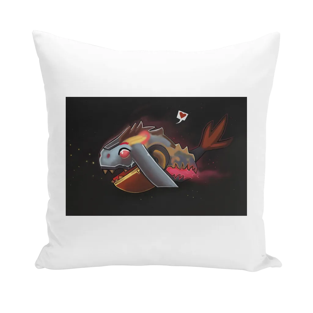 Whale Strider Throw Pillows