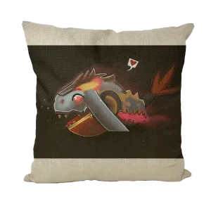 Whale Strider Throw Pillows