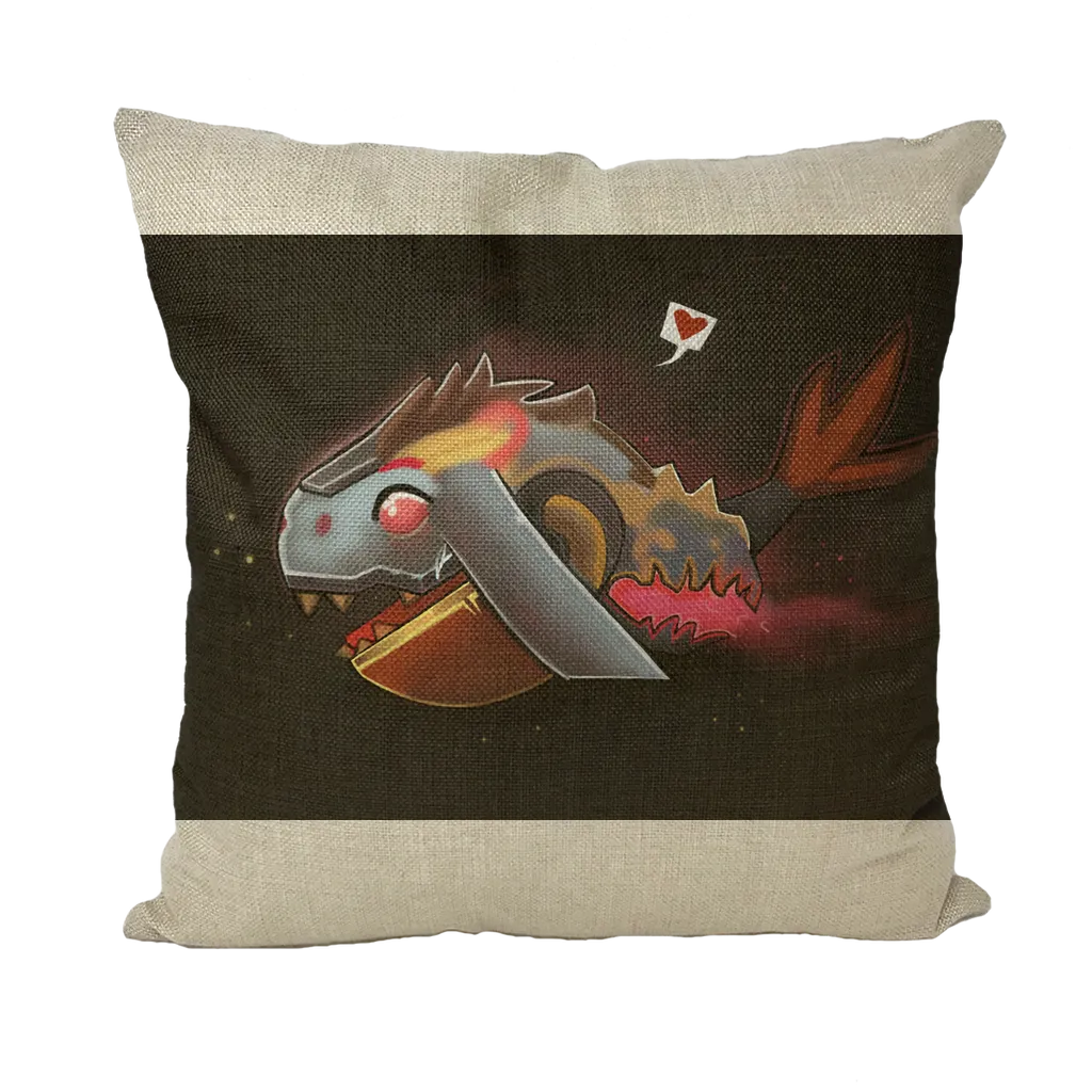 Whale Strider Throw Pillows