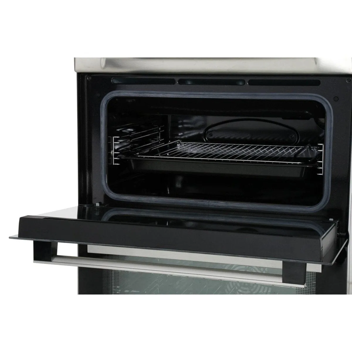 Zanussi ZCI66278XA 60cm Induction Electric Cooker with Double Oven Electrical Connection - Hard Wired